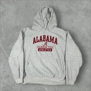 Vintage 90's Alabama Crimson Tide University Large Embroidered Hoodie Sweatshirt